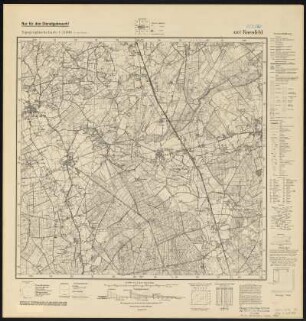 Messtischblatt 4207 = [2356] : Raesfeld, 1940 : Messtischblatt 4207 = [2356] : Raesfeld. - Hrsg. 1897; bericht. 1938; Ausg. 1940. - [Berlin] : Reichsamt für Landesaufnahme, 1940. - 1 Kt. : einfarbig. - Mit Zeichenerklärung, polit. Grenzen u. Planzeiger. - Mit Höhenlinien u. Höhenang.