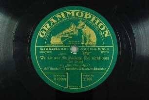 Wo sie war die Müllerin : (Sei nicht bös), [Lied] aus [der Operette] "Der Obersteiger" / [Musik:] Carl Zeller. [Text: Moritz West und Ludwig Held]