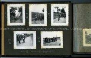 Fotoalbum mit privaten Aufnahmen aus dem Zweiten Weltkrieg
