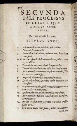 Titulus XXVII. - Titulus XXXI.