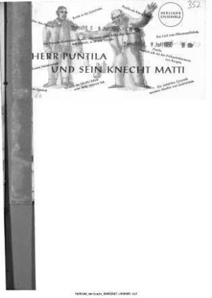 Herr Puntila und sein Knecht Matti