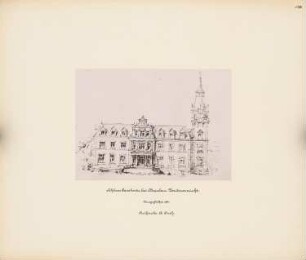 Schloss Pavelwitz, Breslau: Vorderansicht