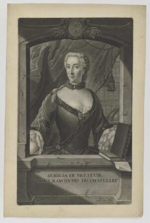 Bildnis der Aemilia de Breteuil