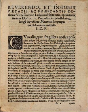 Oratio per venerandum virum Guilhelmum Wispeckium, philosophiae magistrum