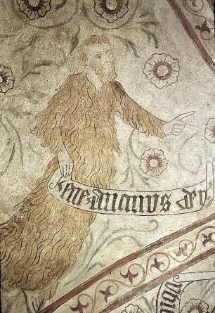 Johannes der Täufer mit Schriftrolle