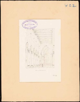 Dom Santa Maria Nuova, Monreale: Perspektivische Innenansicht
