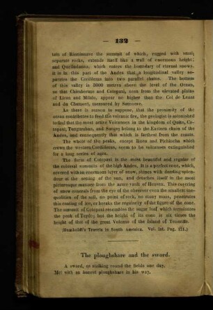 The ploughshare and the sword.