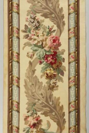 Tapeten-Borte mit Blumenranken