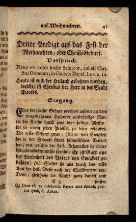 41-61, Dritte Predigt.