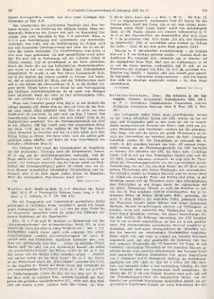 823-824 [Rezension] Walker, Rolf, Studie zu Römer 13, 1-7