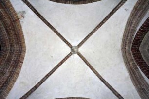 Gewölbebilder mit Drolerien, Ranken- und Laubwerk — Fragment eines Gewölbebilds mit Drolerien, Ranken- und Laubwerk