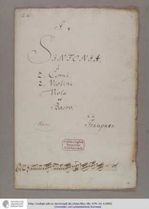Sinfonia : Stimmen