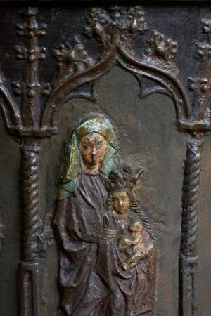 Deutschland. Niedersachsen. Selsingen. Sankt Lambertikirche. 1725. Bronze Taufe von Göteke Klinghe. 1498