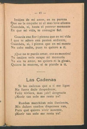 Las cadenas