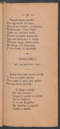 Zamacueca del matrimonio civil.