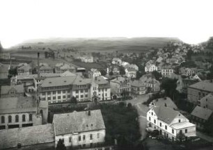 Eppendorf, Ortsansicht : Eppendorf. Ortsansicht (Mittel- und Oberdorf) von Südwesten