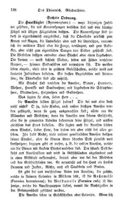 Sechste Ordnung. Die Hautflügler (Hymenoptera)