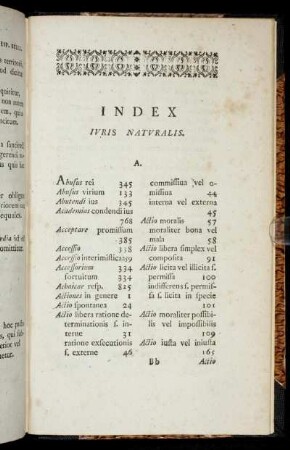 Index iuris naturalis.
