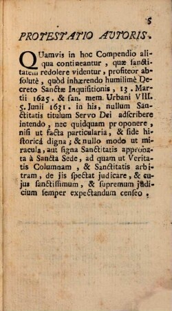 Compendio della Vita del venerabile Cesare de Bus ...