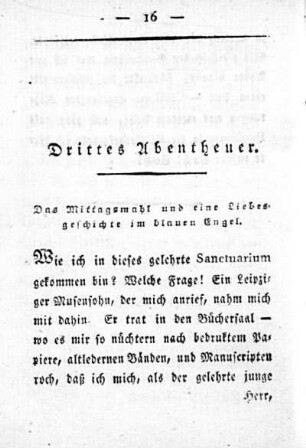 Drittes Abentheuer