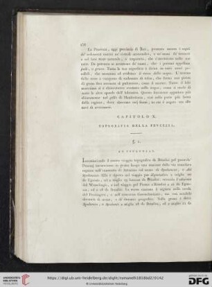 Capitolo X. Topografia della Peucezia
