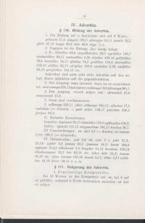 IV. Adverbia.