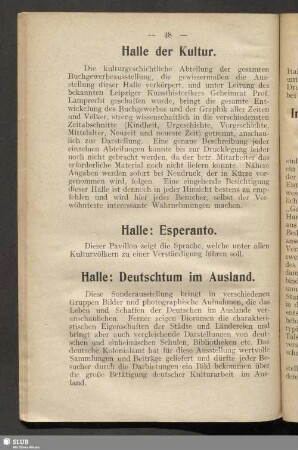 Halle: Deutschtum im Ausland
