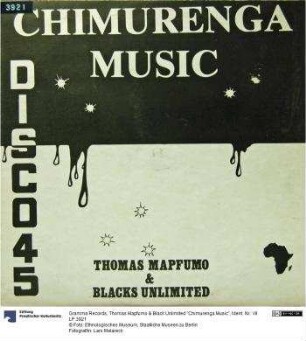 Thomas Mapfumo & Black Unlimited "Chimurenga Music"