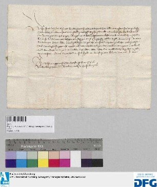 Rudolff Markgraf von Hochberg, Graf zu Nuwenburg Herr zu Rottelen und zu Susenburgk ersucht die Stadt Nürnberg um gütliche Ausrichtung der Ansprüche des Erhart Keller.