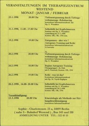 Therapiezentrum Westend