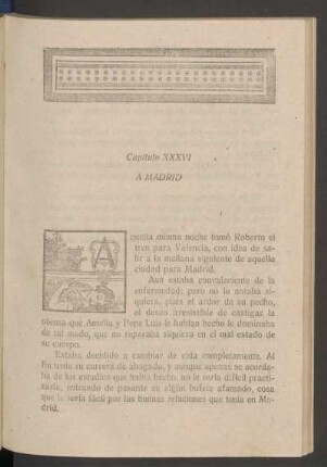 Capítulo XXXVI - A Madrid