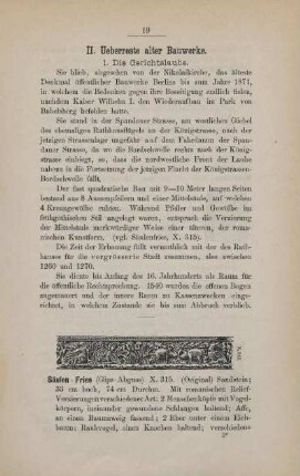 II. Ueberreste alter Bauwerke