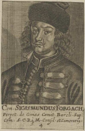 Bildnis des Sigismundus Forgachus