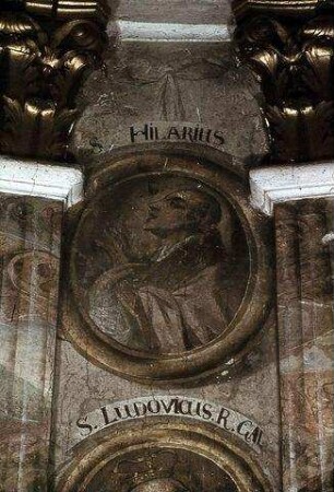Medaillon mit der Darstellung des heiligen Hilarius