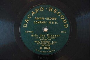 Arie des Eleazar aus der Oper "Die Jüdin" / [Fromental Halévy]