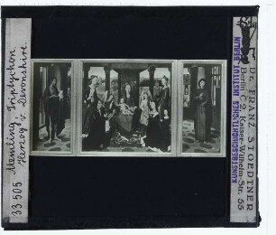 Memling, Donne Triptychon (London NG, NG6275.1-3)