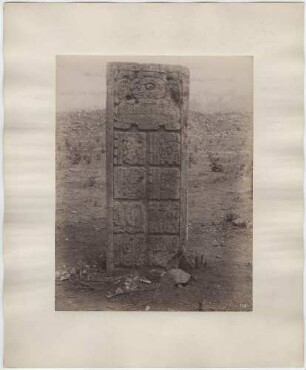 "Umgefallene Stele" 1, Rückseite.