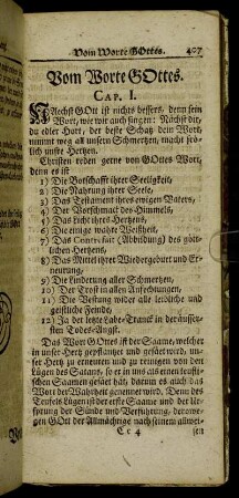 Vom Wort Gottes. - Sprüche vom Wort Gottes.