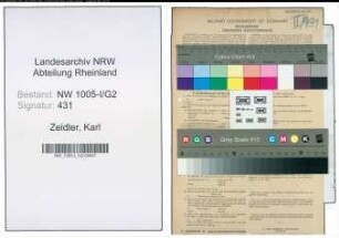 Entnazifizierung Karl Zeidler , geb. 08.03.1903 (Polizeibeamter)
