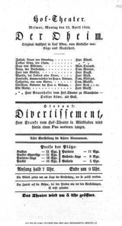 Der Oheim