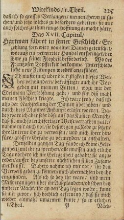 Das XVII. Capitul