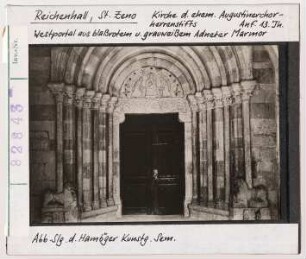 Reichenhall: St. Zeno, Westportal