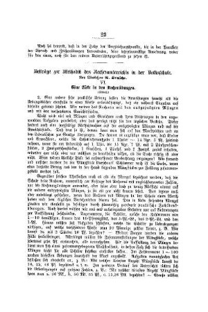 Beiträge zur Methodik des Rechenunterrichts in der Volksschule : (Schluß)