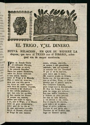 El Trigo Y El Dinero