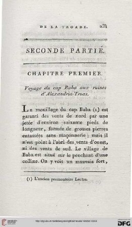 Seconde partie