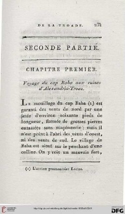 Seconde partie