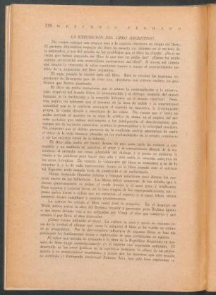 La exposición del libro argentino