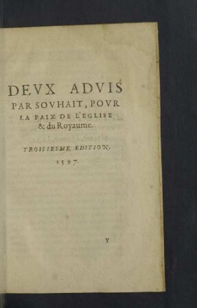Deux Advis par Sovhait.