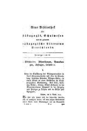 Ueber die Einführung des Gesangunterrichts in Dorf - Elementarschulen und über die Einrichtung kirchlicher stehender Sängerchöre, in einem Briefe an einen Geistlichen im Großherzogthum Mecklenburg. Von Albr. Ludewig Richter, königl. Schul - Inspector in der Superintendentur Pritzwalk in der Prignitz, und Prediger zu Techow und im Stifte Heiligengrabe