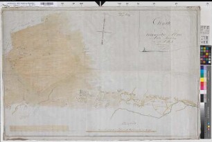 Stemwede (Stemwede) Lage des Steinwerder (Stemmer) Moors 1788 1000 rh. Ruten = 29,3 cm 69 x 106 kol. Zeichnung Friemel Spez.Verz. Markenkarten IV Nr. 6